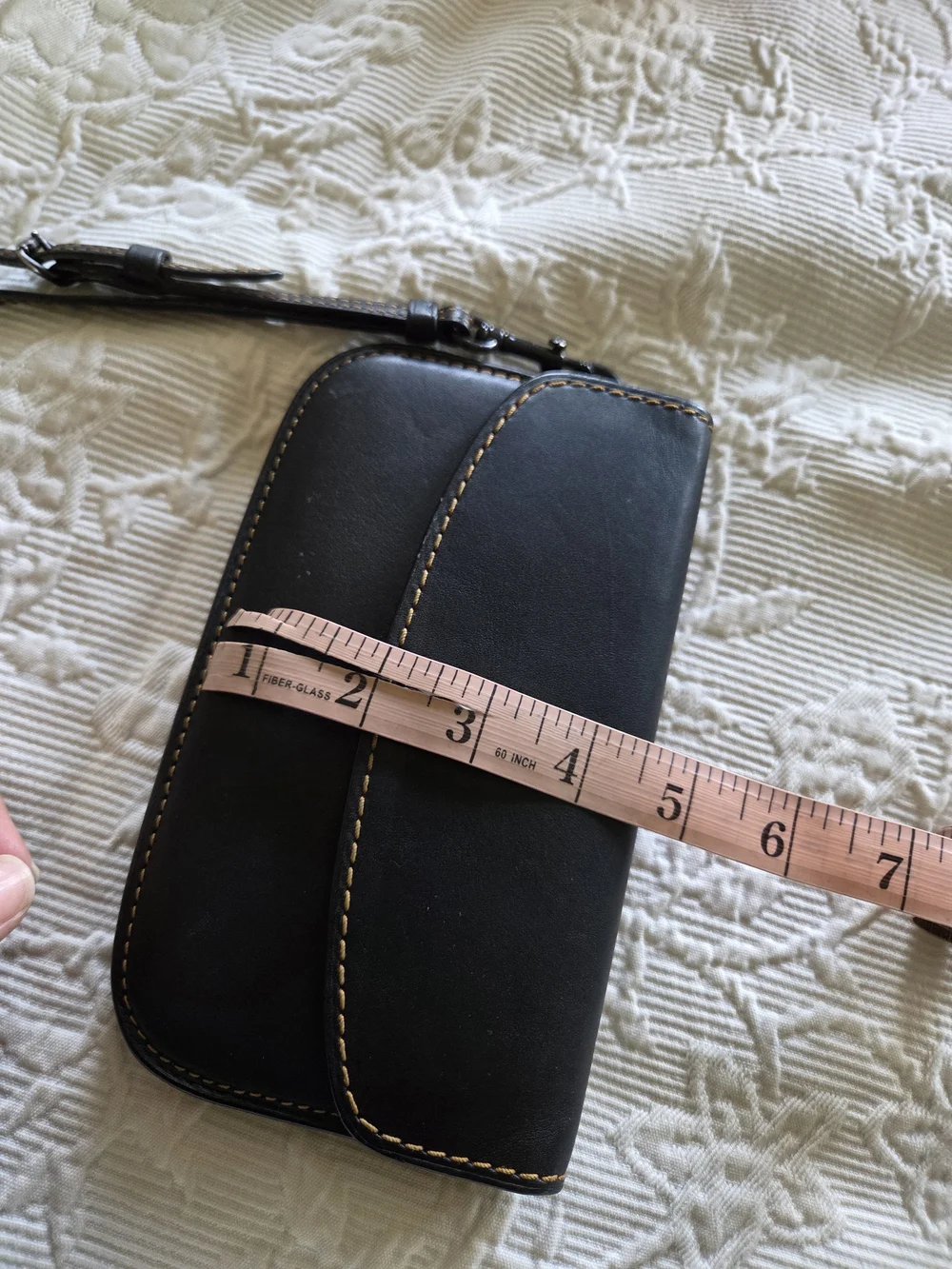 Coach | 1941 Glove Black Leather Wristlet Clutch